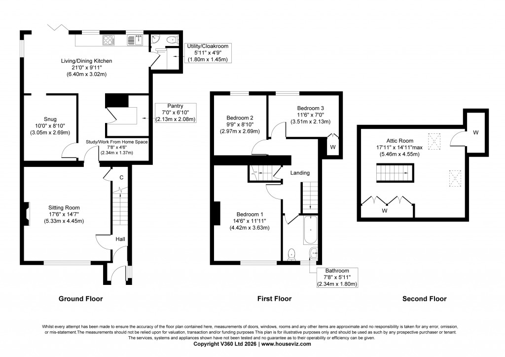 Floorplans For High Fold, Lothersdale