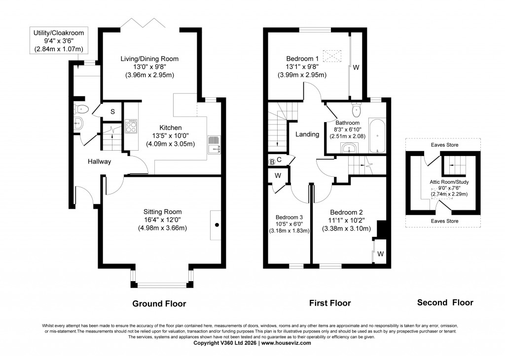 Floorplans For Hall Way, Sutton-in-Craven