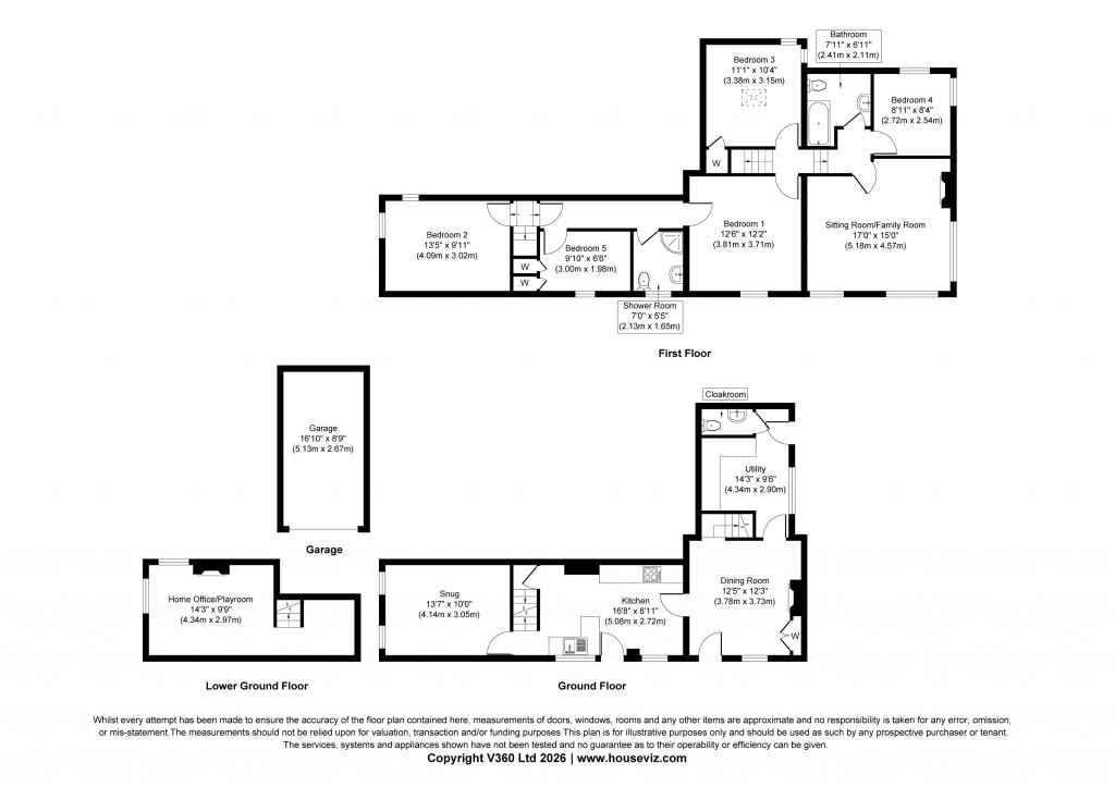 Floorplans For & 3 Napier Street, Cononley