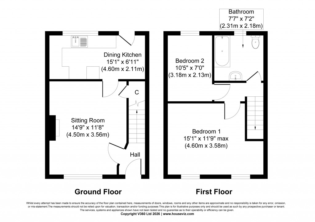 Floorplans For Main Road, Eastburn