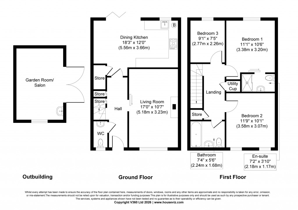 Floorplans For Greens Mill Court, Cononley