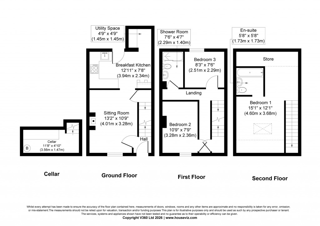 Floorplans For Newby Road, Farnhill