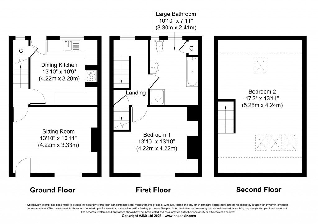Floorplans For Aireside, Cononley