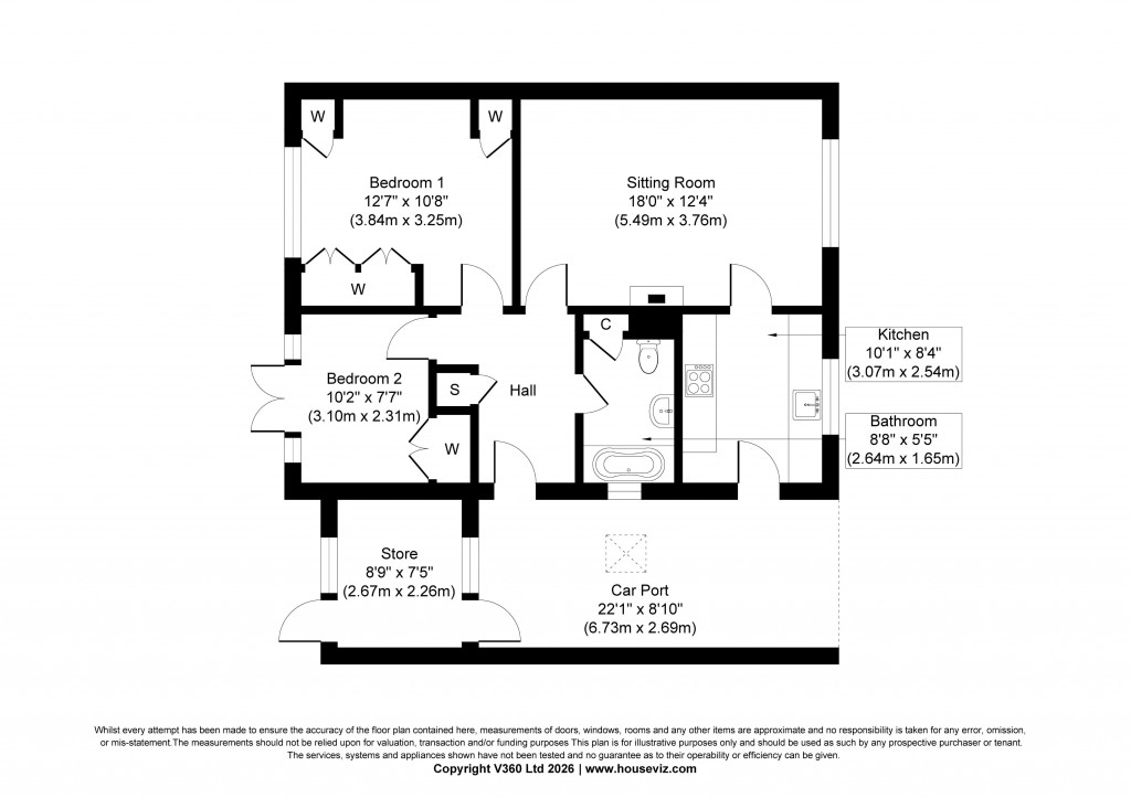 Floorplans For The Hawthorns, Sutton-in-Craven