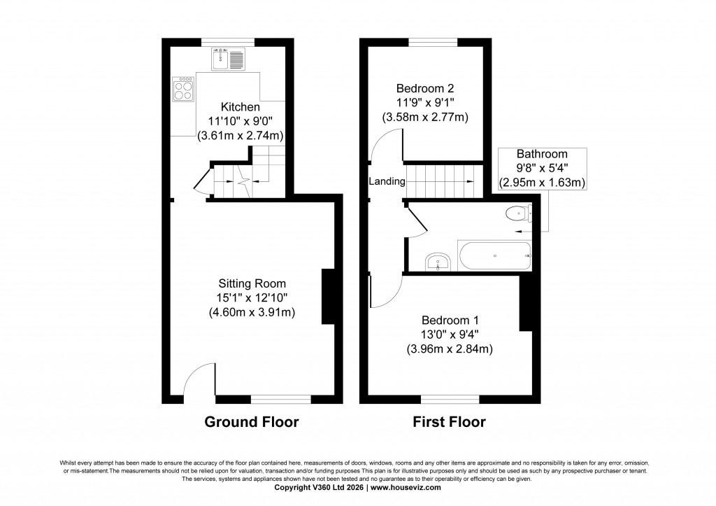 Floorplans For Keighley Road, Silsden, Keighley