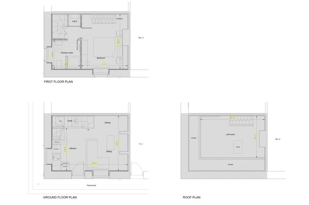Floorplans For Campbell Street, Cross Hills
