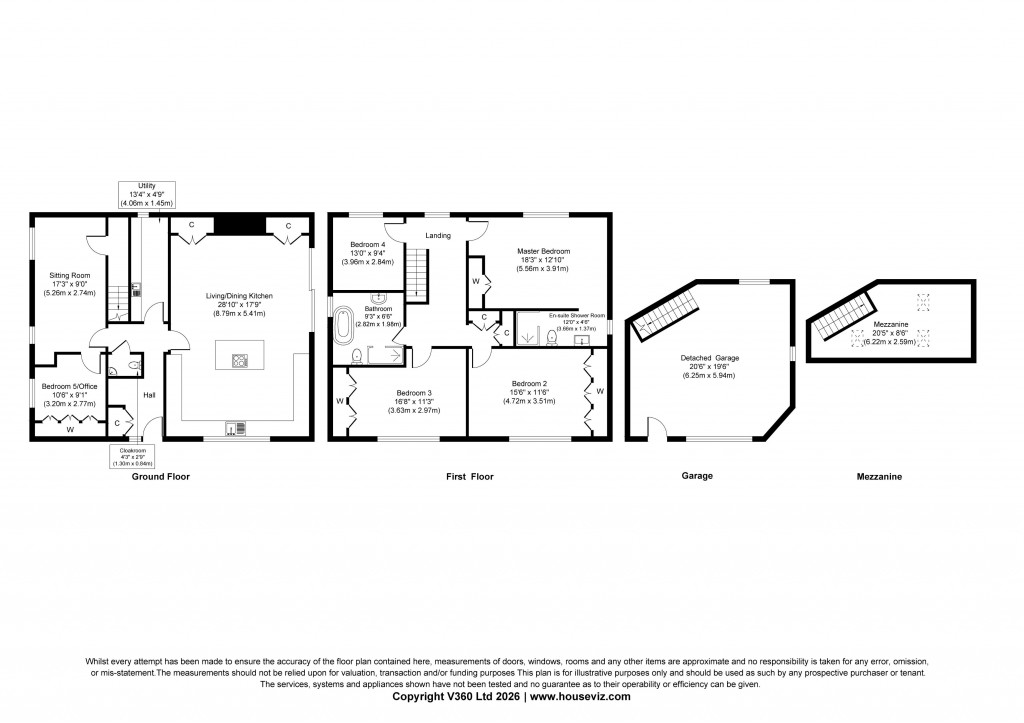Floorplans For Bent Lane, Sutton-in-Craven
