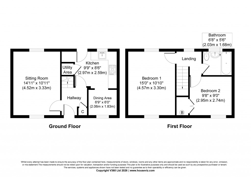 Floorplans For Oaklands Avenue, Barrowford