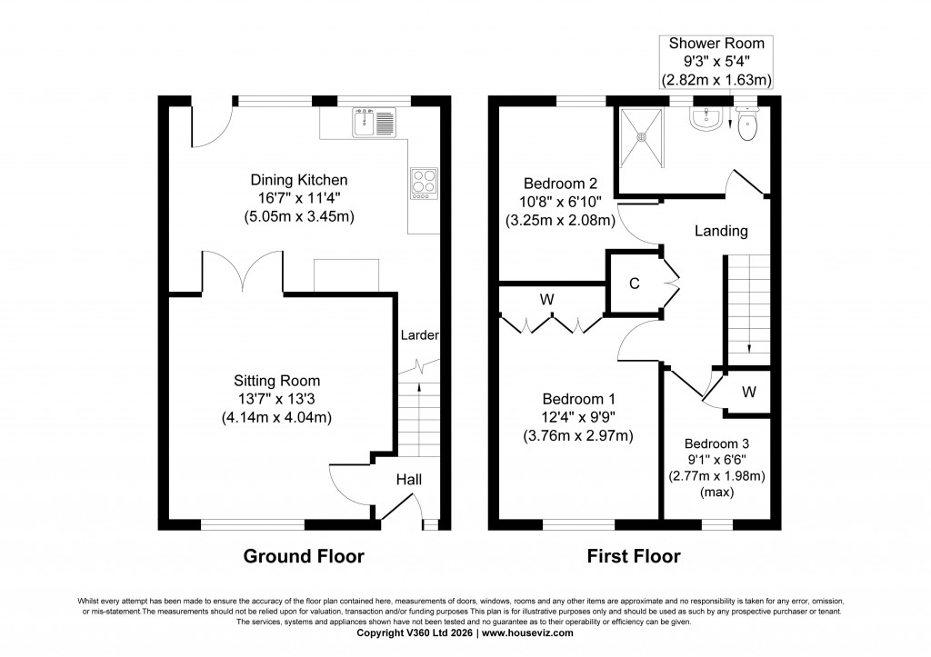 Floorplans For Earls View, Sutton-in-Craven