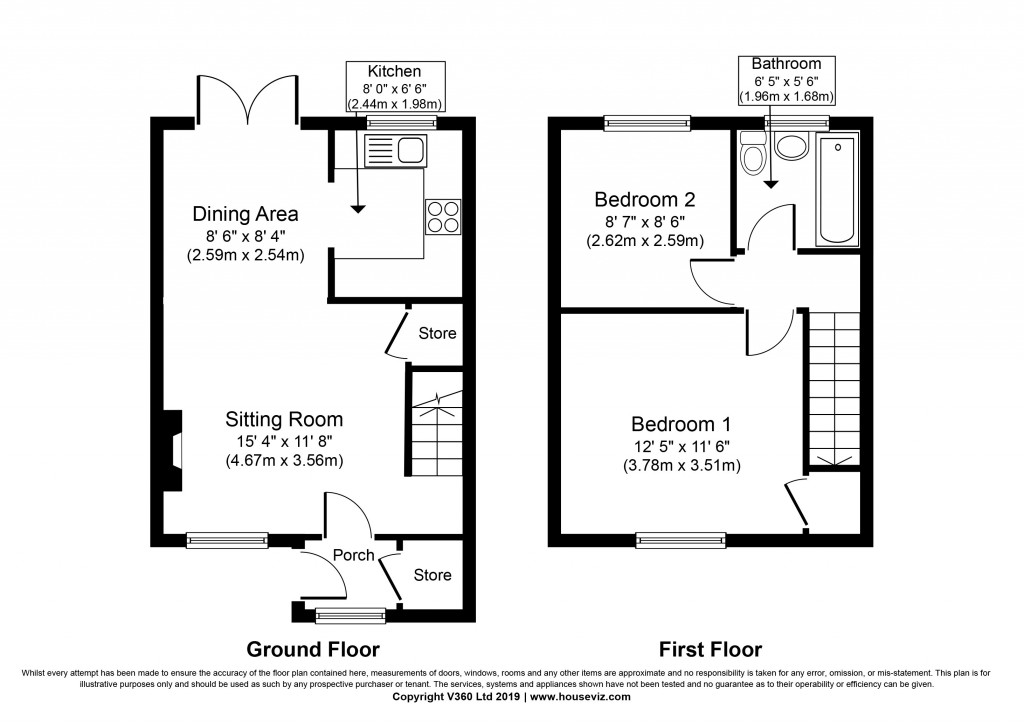 Floorplans For Rosemount Court, Sutton-in-Craven