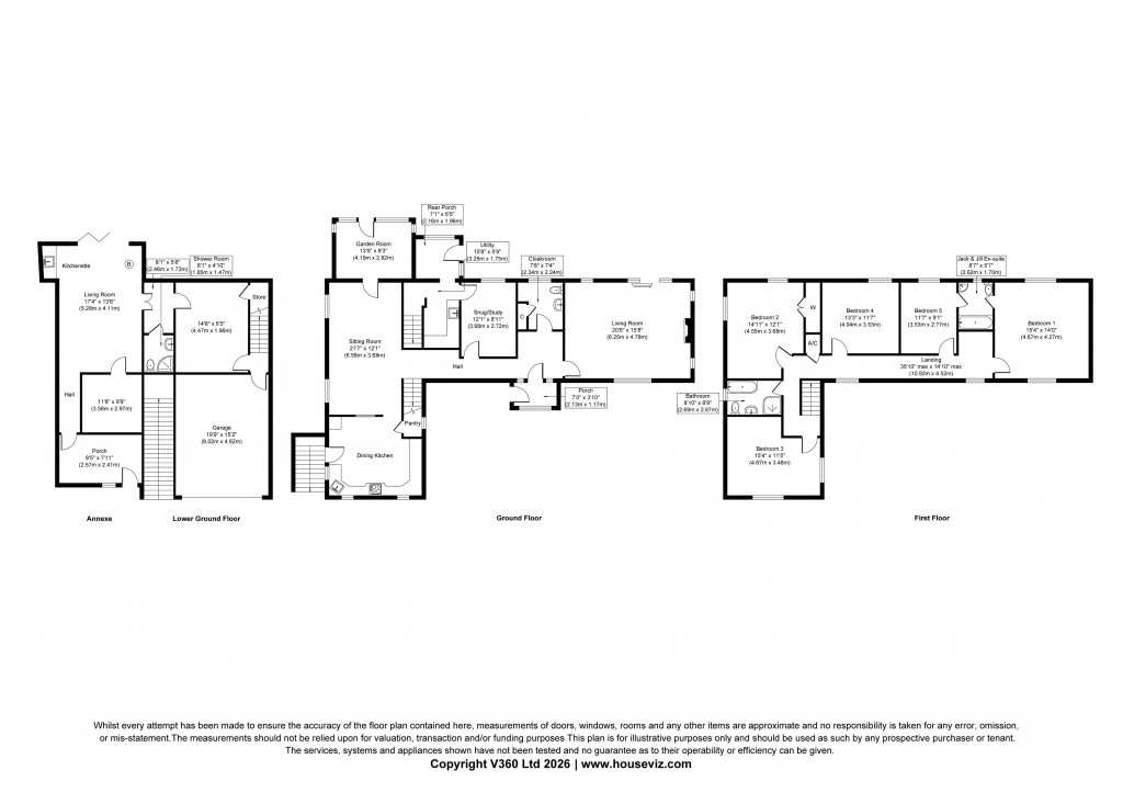 Floorplans For Sidegate Lane, Lothersdale