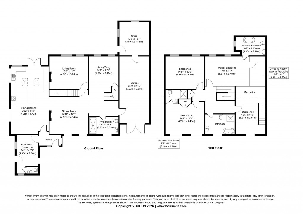 Floorplans For Park Lane, Cowling