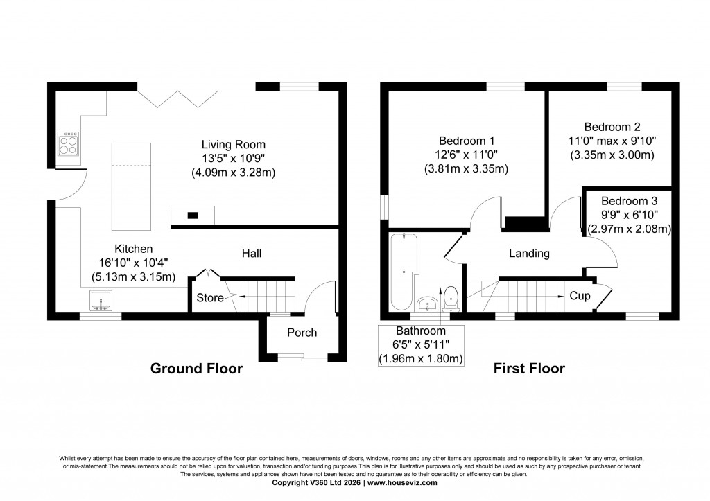 Floorplans For Neville Road, Gargrave