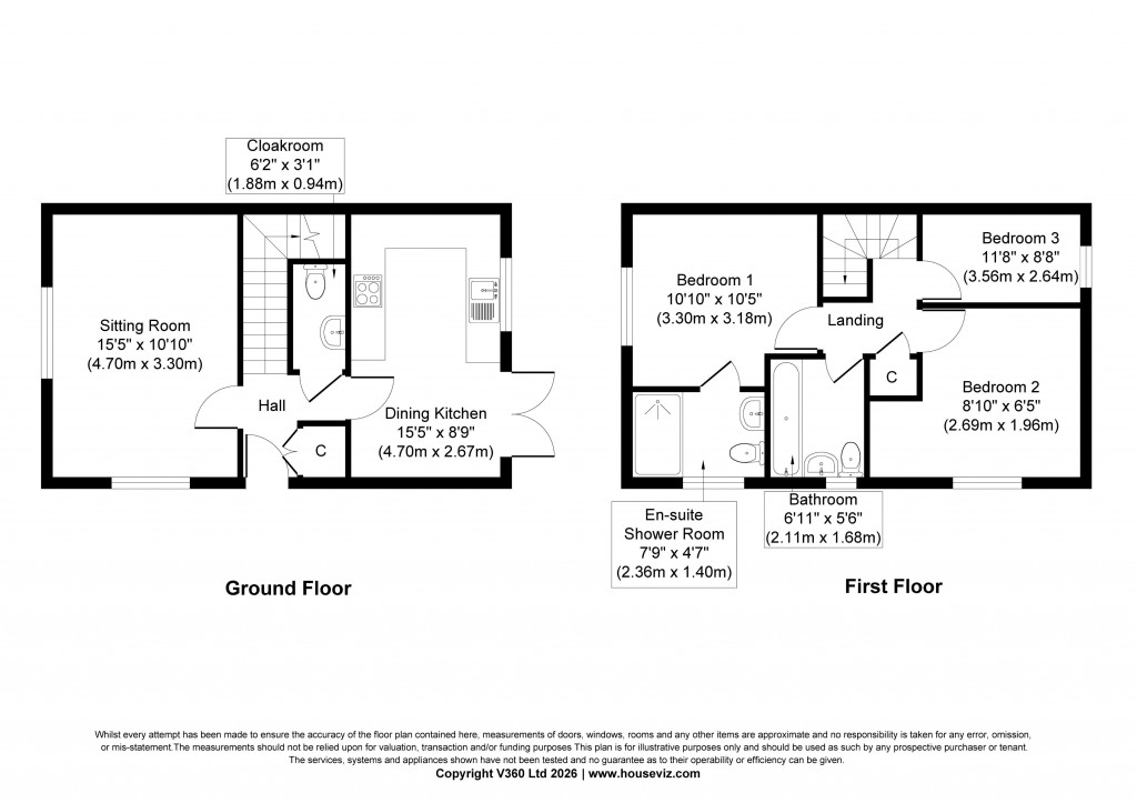 Floorplans For Fitch Drive, Silsden