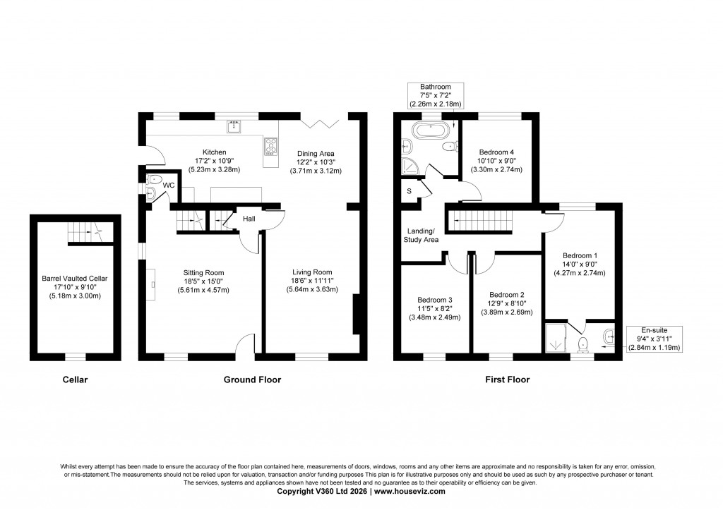 Floorplans For Skipton Road, Steeton
