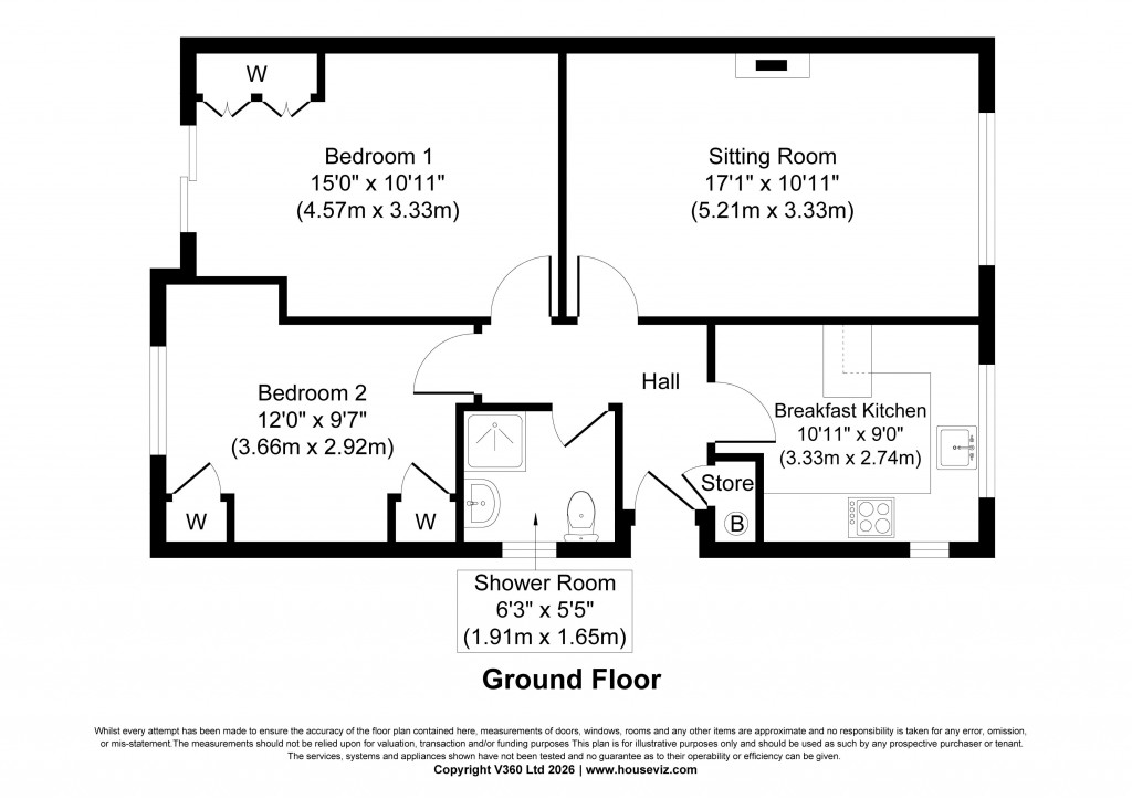 Floorplans For Currer Walk, Steeton