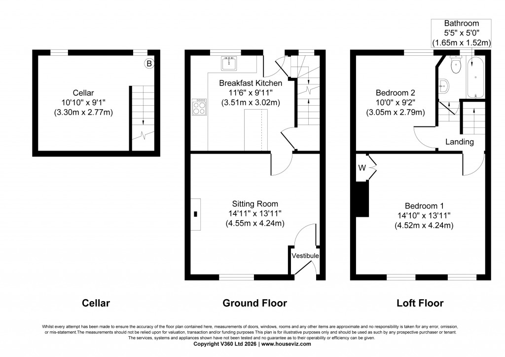 Floorplans For Main Street, Sutton-in-Craven