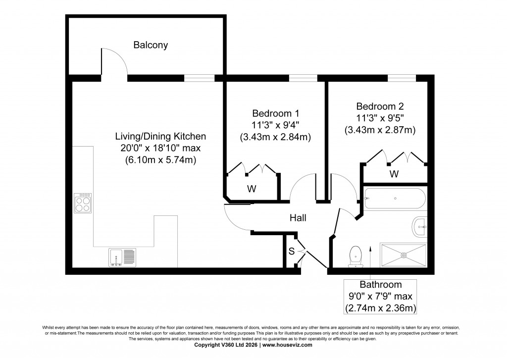 Floorplans For Cavendish House, Cavendish Court, Skipton
