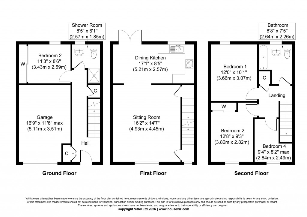 Floorplans For Bobbin Mill Court, Steeton