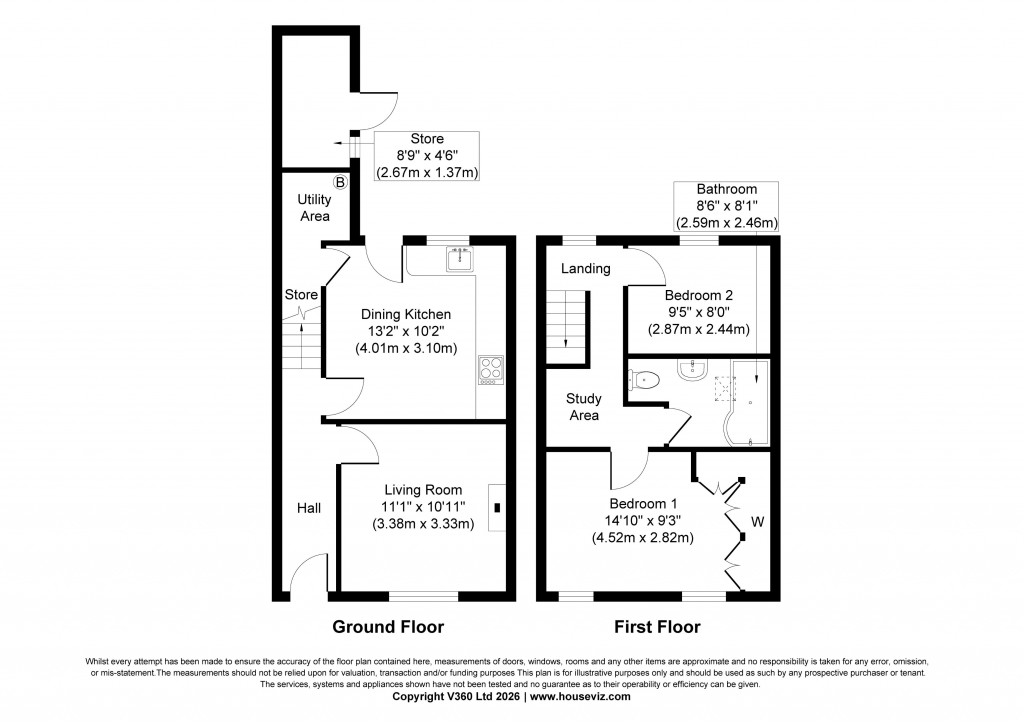 Floorplans For Nelson Street, Skipton
