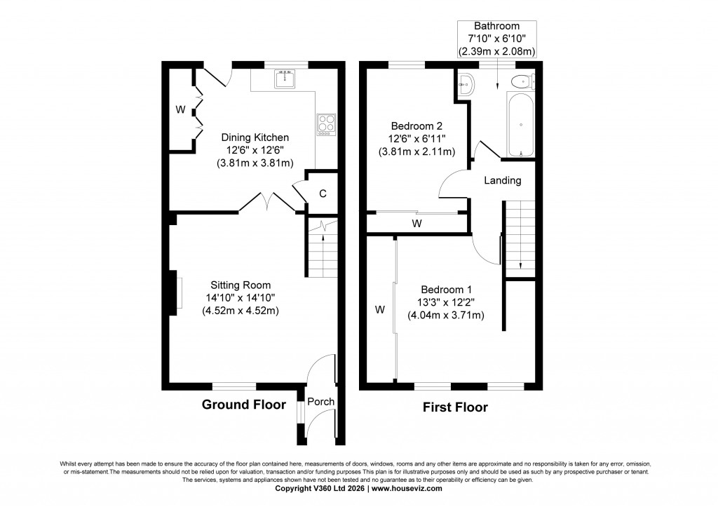Floorplans For Middleton, 7 Middleton, Cowling