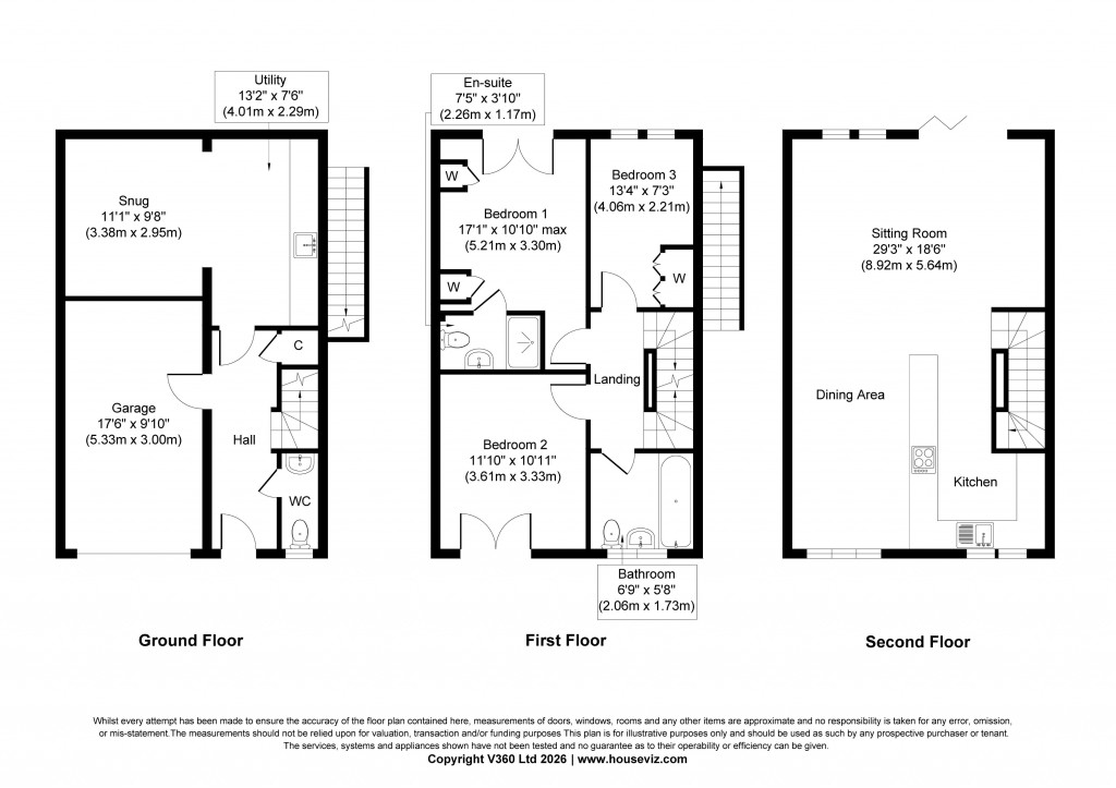 Floorplans For Holly Fold, Eastburn