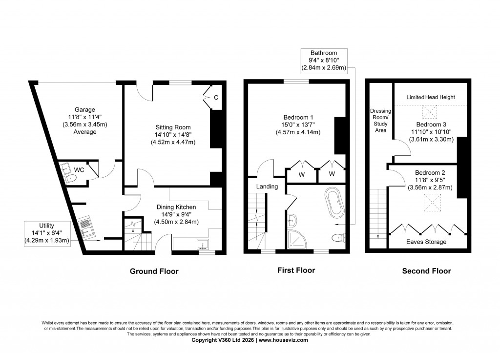 Floorplans For Queen Street, Steeton