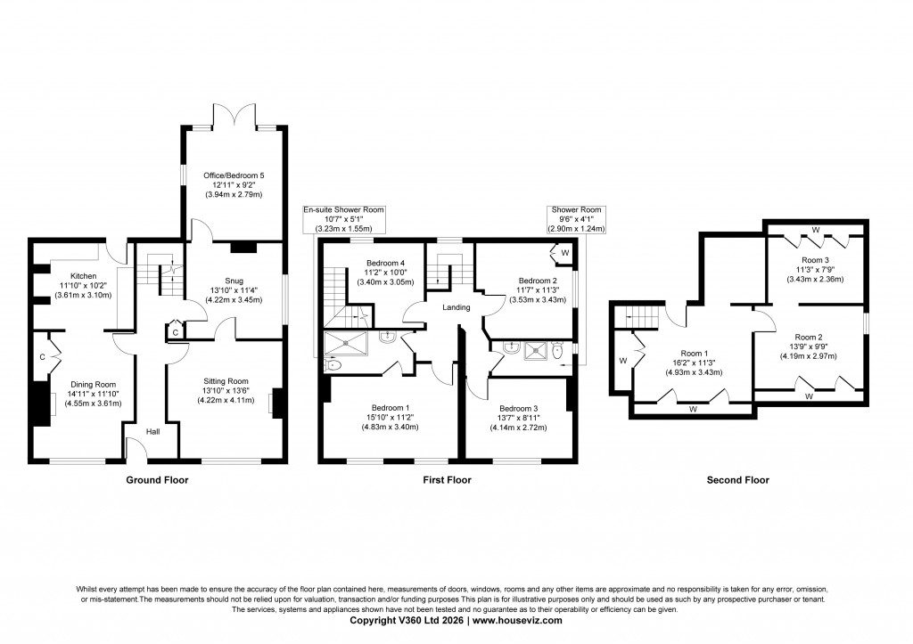 Floorplans For North Road, Sutton-in-Craven