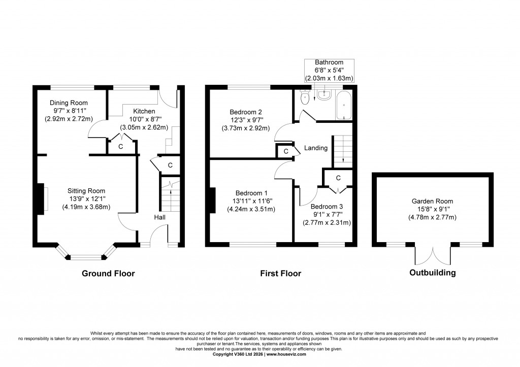 Floorplans For Woodside Road, Silsden