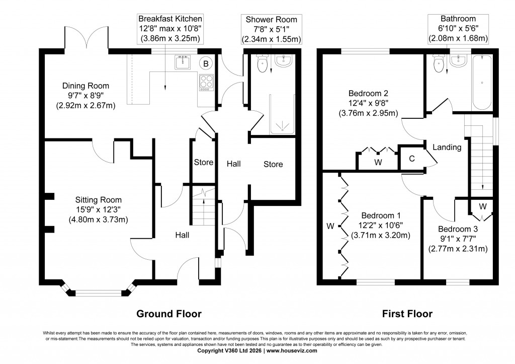 Floorplans For Cornwall Avenue, Silsden