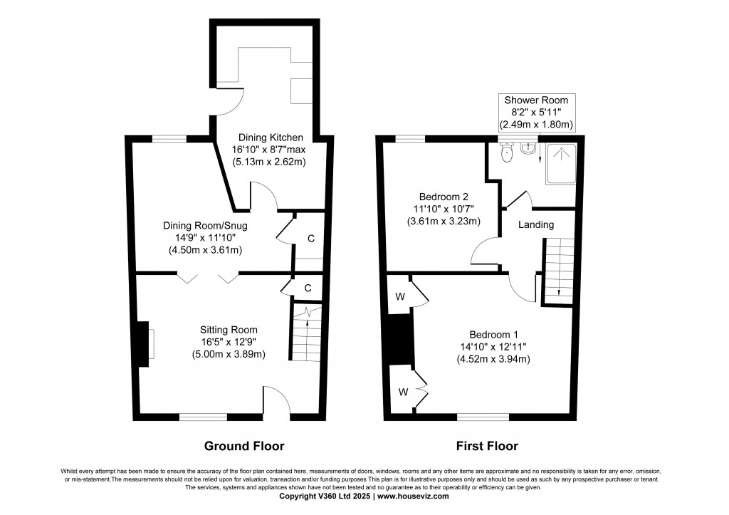 Floorplans For High Street, Sutton-in-Craven