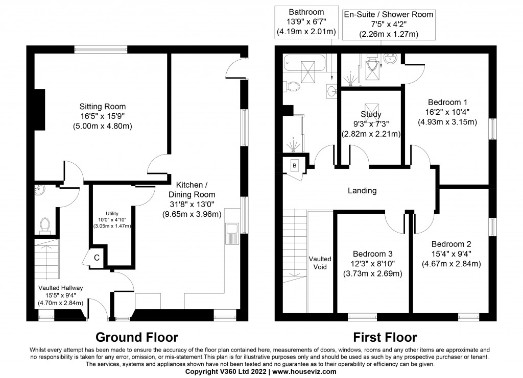 Floorplans For Croft House Lane, 5 Croft House Lane, Utley