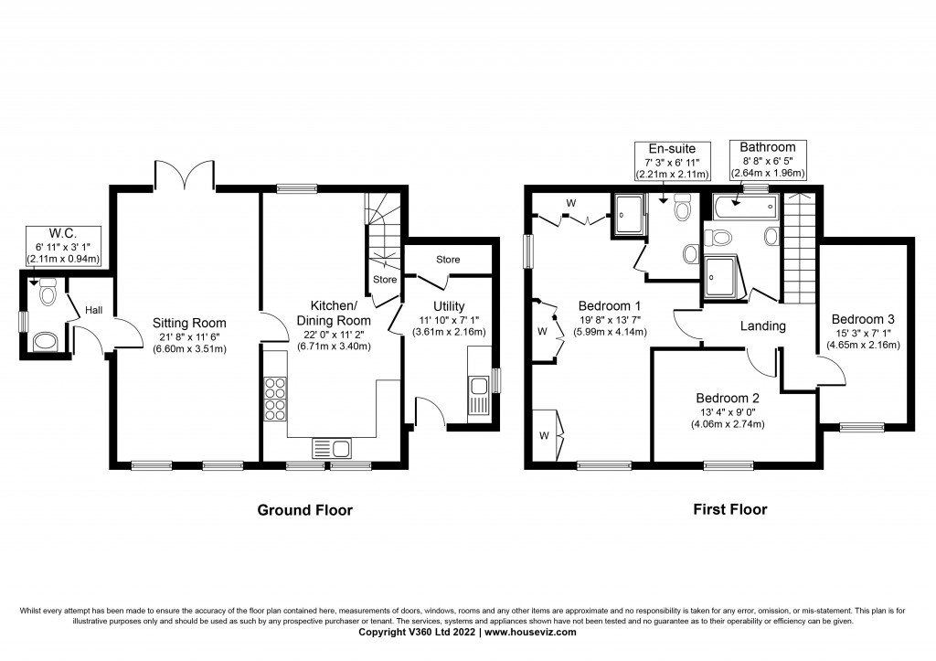 Floorplans For Mickle Hill Mews, Gargrave