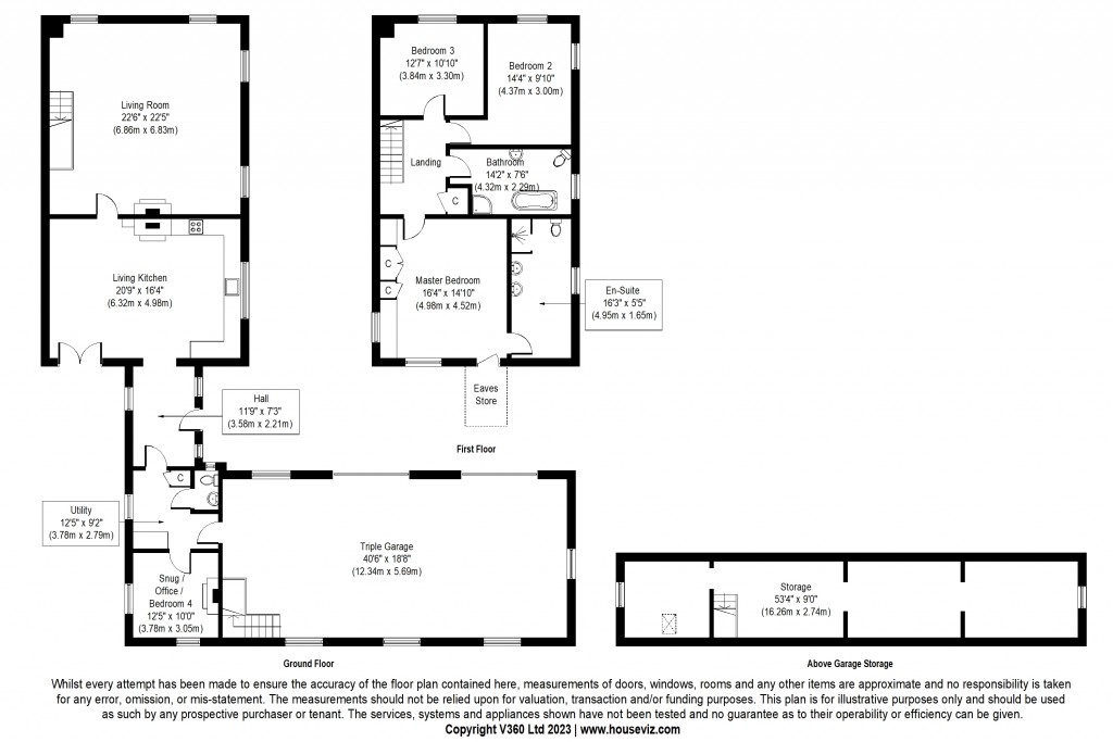 Floorplans For Long Hill End, Cowling