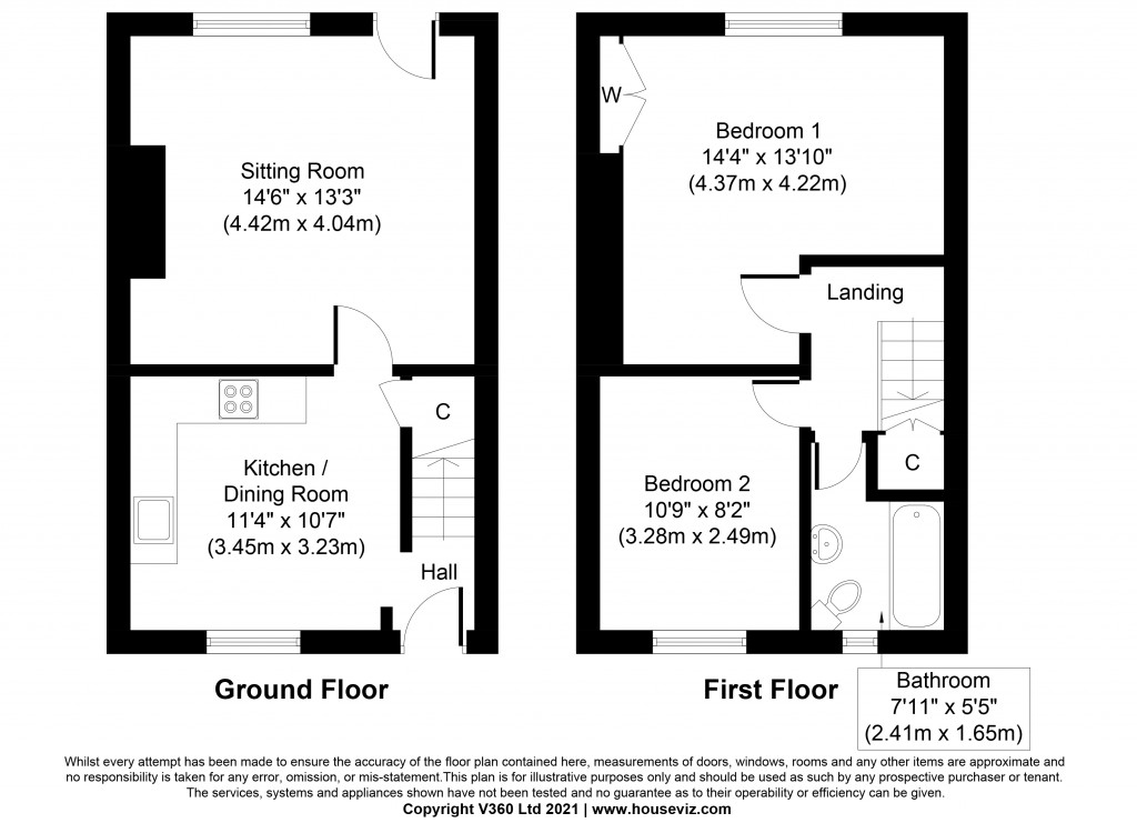 Floorplans For Daisy Place, Sutton-in-Craven