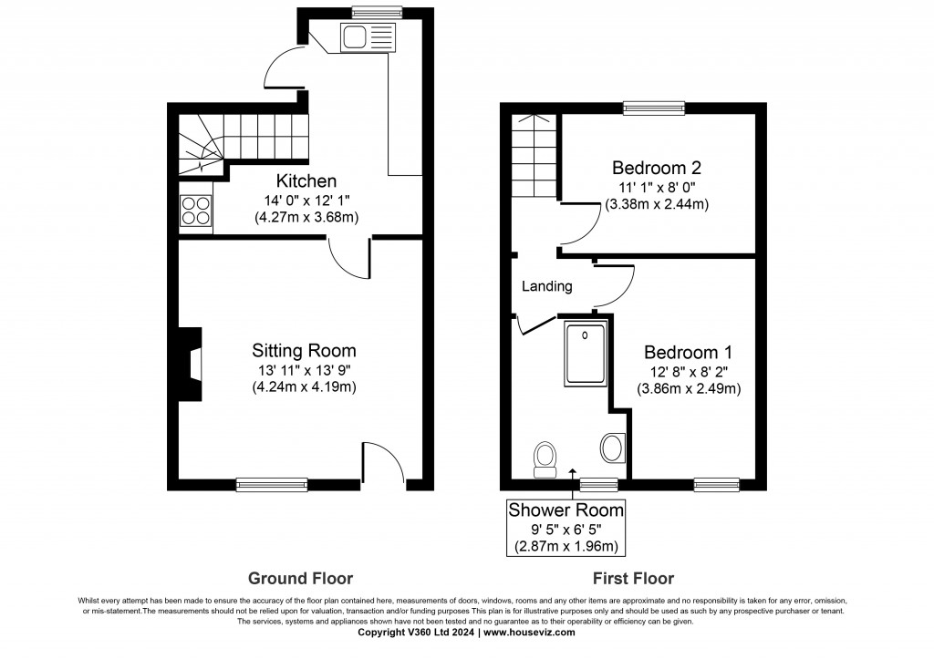 Floorplans For School Street, Steeton