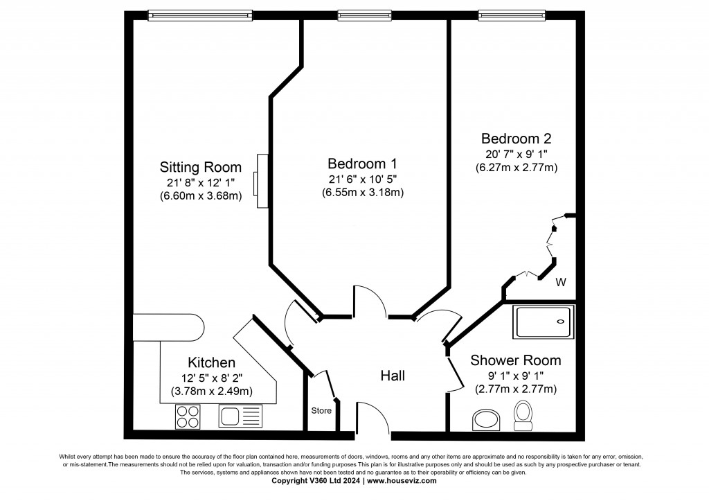 Floorplans For Sutton Court, Cornmill Walk, Sutton-in-Craven