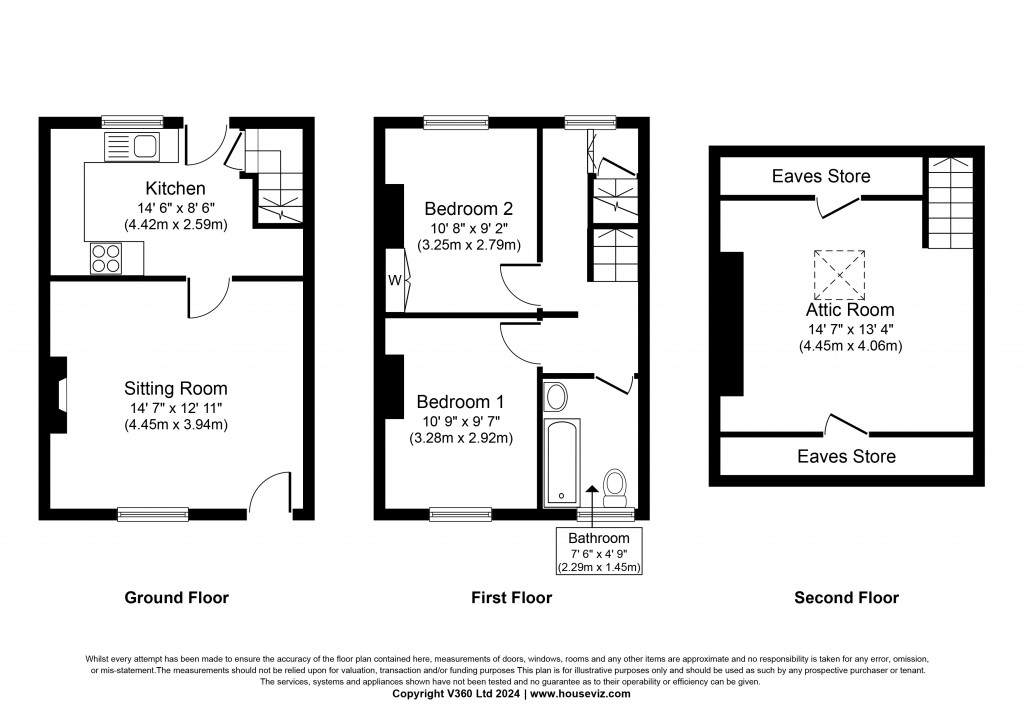 Floorplans For Aire Street, Cross Hills